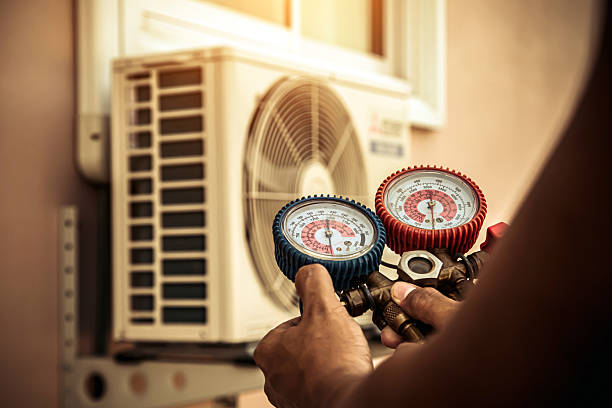 Professional Ductwork Repair technician working in Hunter, NY